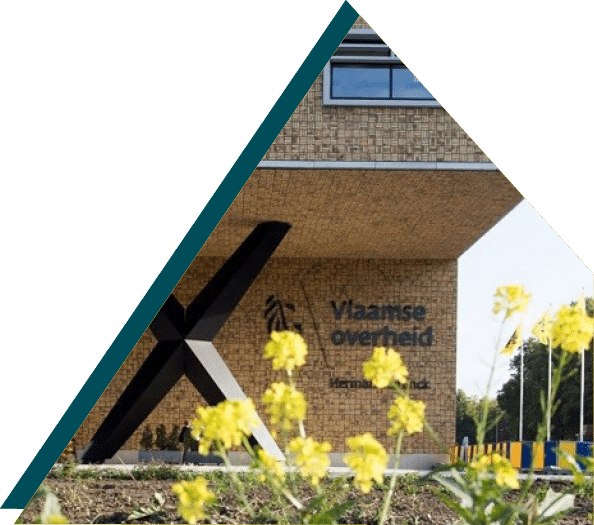 Building of the Flemish government, symbolizing collaboration with ABB to develop the Open Proces Huis platform for local authorities.