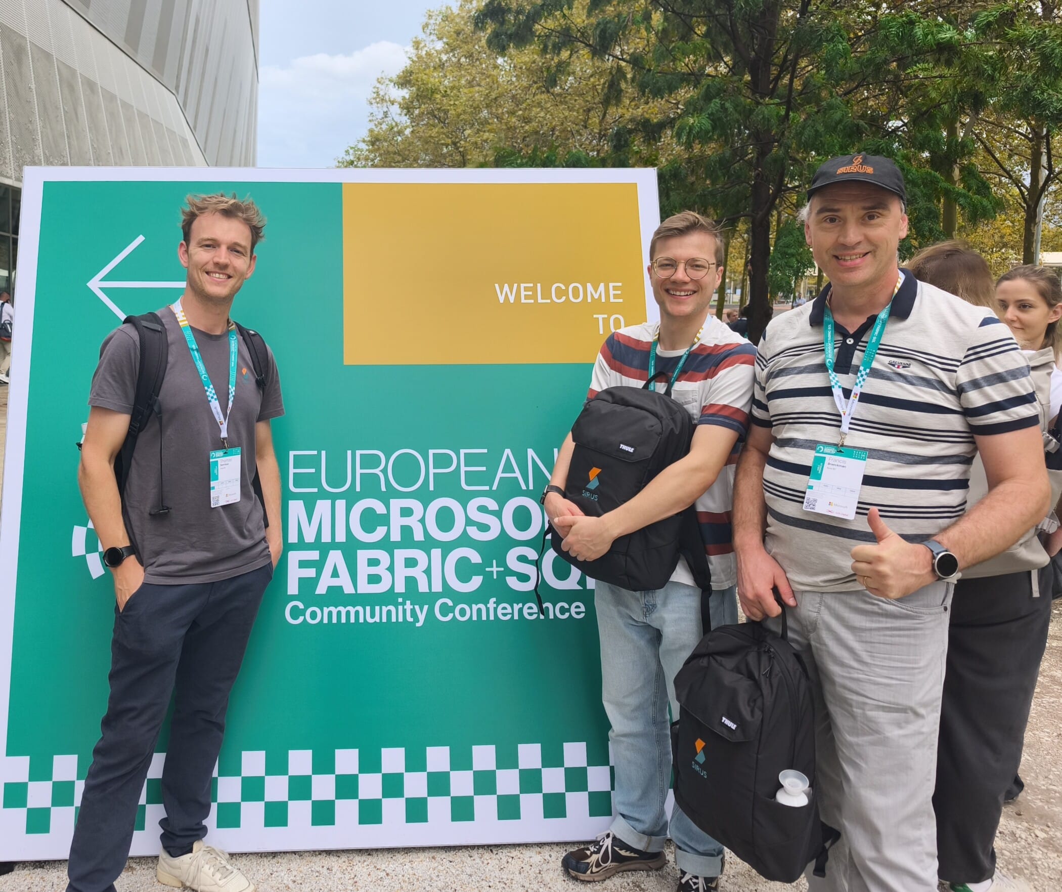 The Sirus team at FabCon Europe 2026 in Barcelona